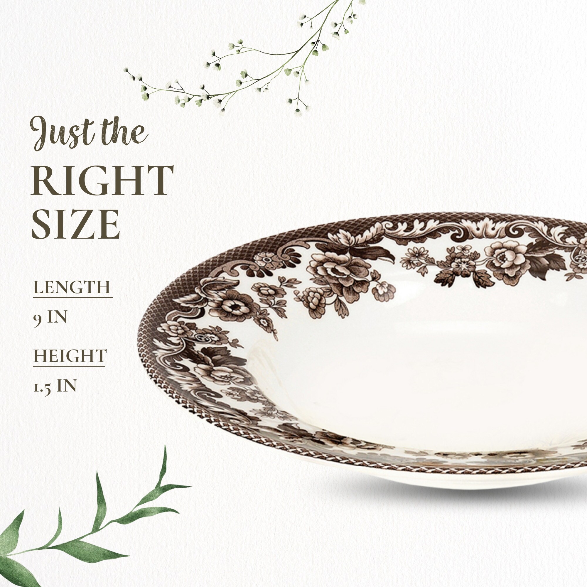 Spode Set of 4 Delamere Plates - Overstock - 38394885