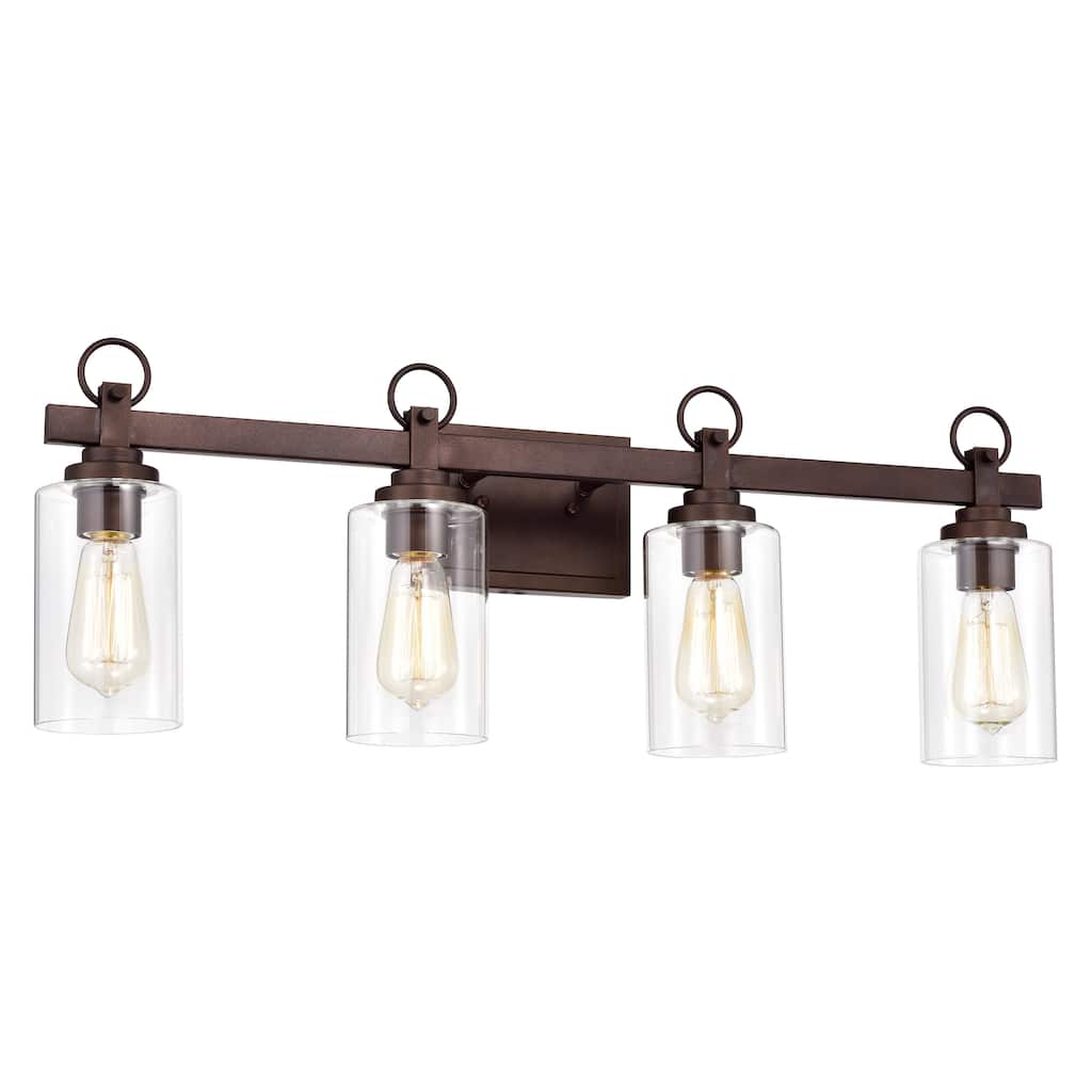 4-light Oil Rubbed Bronze Bath/ Vanity Light
