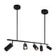 preview thumbnail 29 of 41, 5 - Light Modern Adjustable Metal Linear Spot Tracking Pendant Light