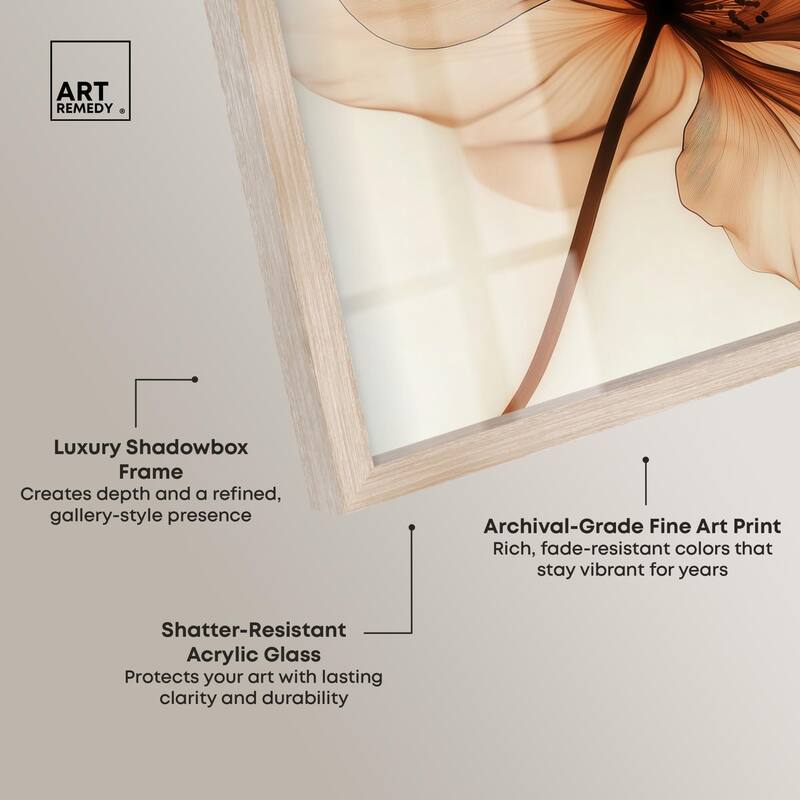 Fragile Elegance I Shadowbox by Art Remedy