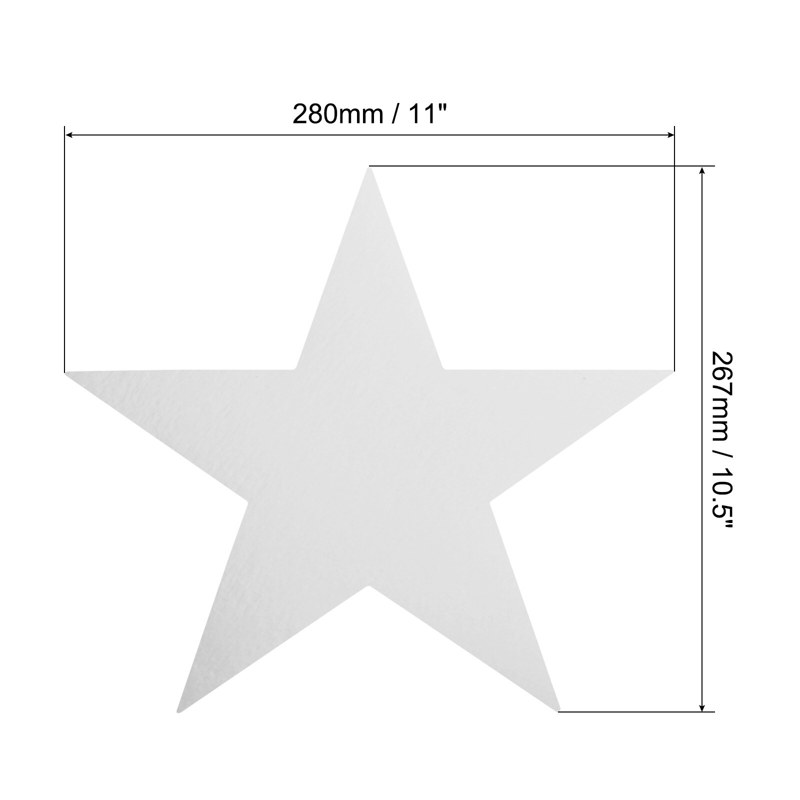 Star Cutouts, 48Pack Star Cutout Double Printed Paper Stars Home Decor