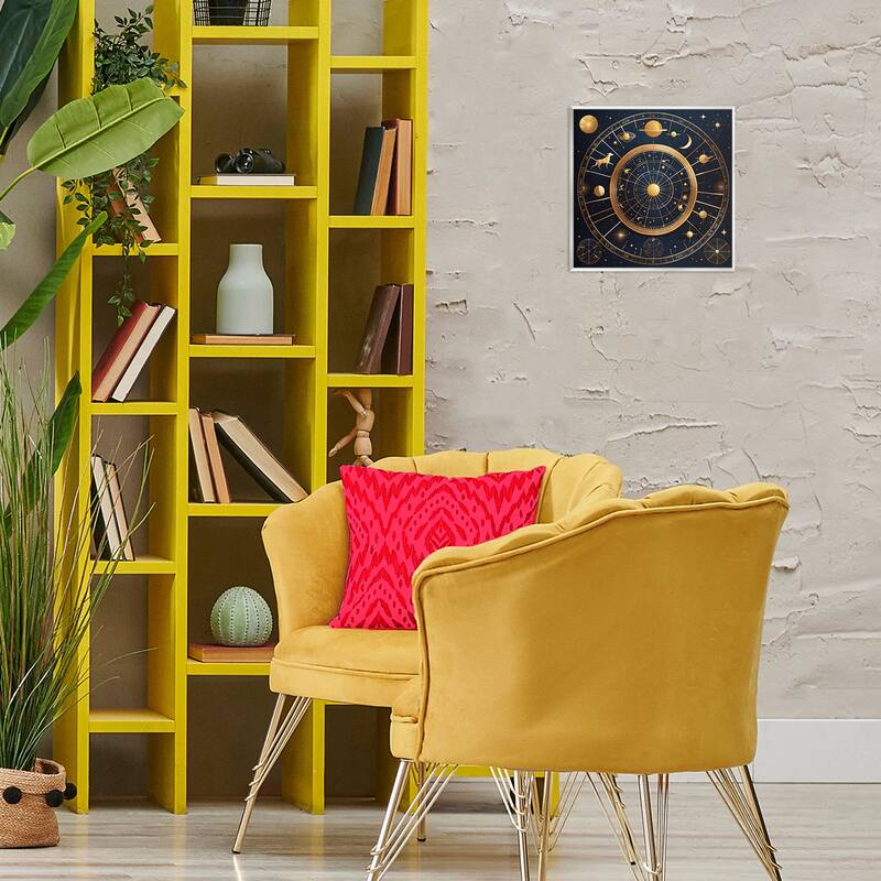 Stupell Astrology Zodiac Birth Chart Wall Plaque Art Design By Tabz Jones