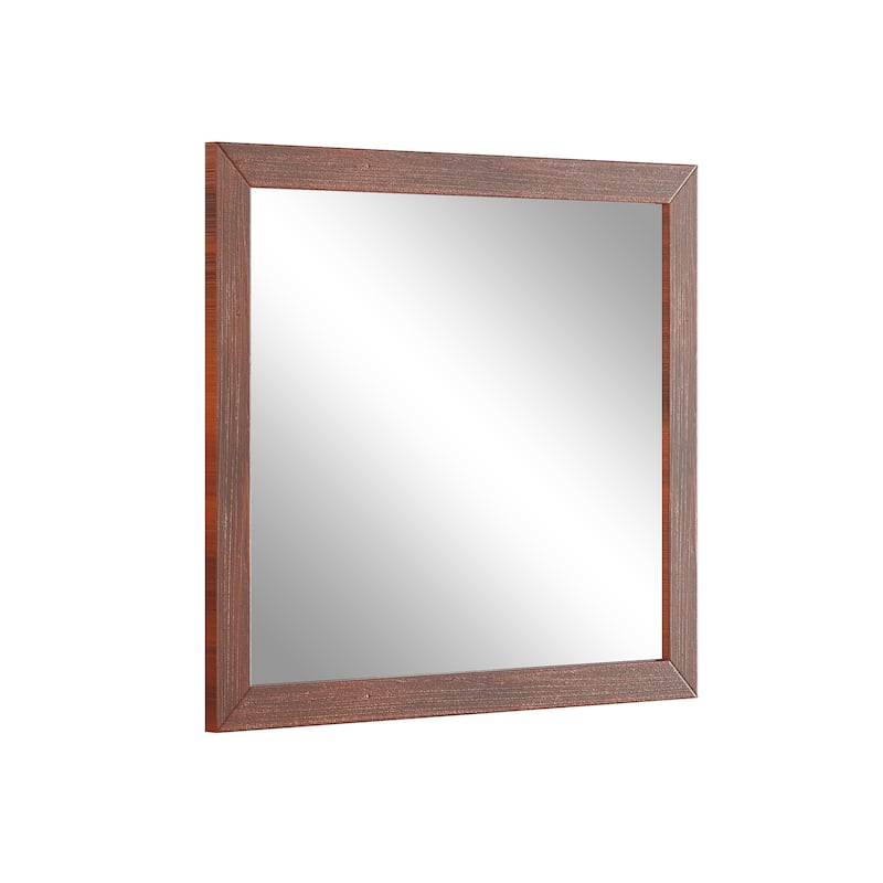 CASAINC 36in Solid Wood Framed Mirror in Multiple Color Frames