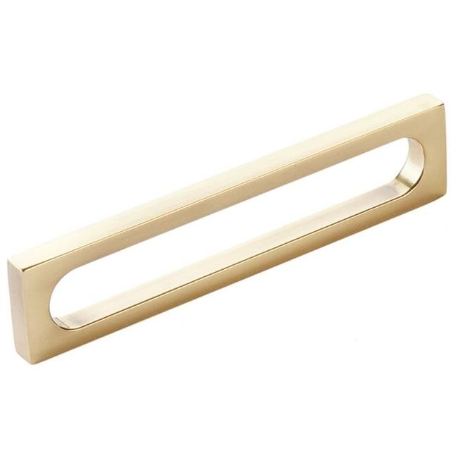 Schaub and Company 10033 Cafe Modern 5" Center to Center Rectangular - Vintage Brass