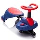 preview thumbnail 10 of 56, 360-Degree Steering Wheel Ride-On Car with Shock Absorbing PU Wheels