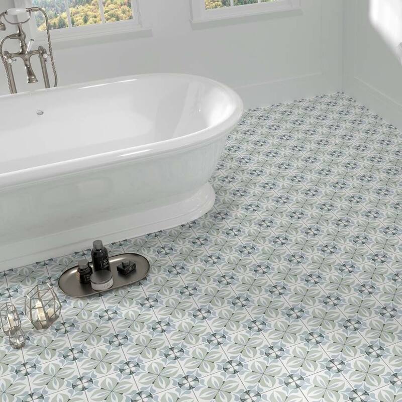 The Tile Life Summertime 8x8 Matte Porcelain Floor & Wall Tile