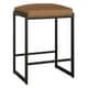 preview thumbnail 4 of 4, Solid Framed Counter Stool - 25.75" - Black and Brown