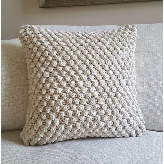 AANNY Design Orbit Ball 18-inch Cotton Decorative Throw Pillow
