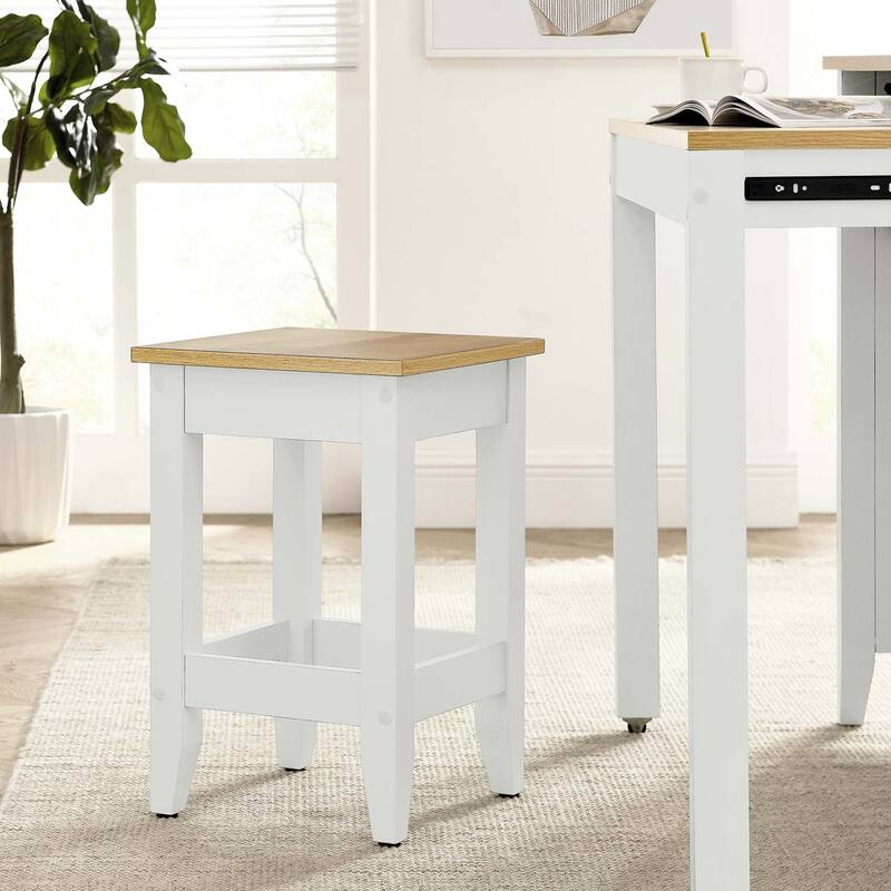 Sunbrook Kitchen Stool - Oak White