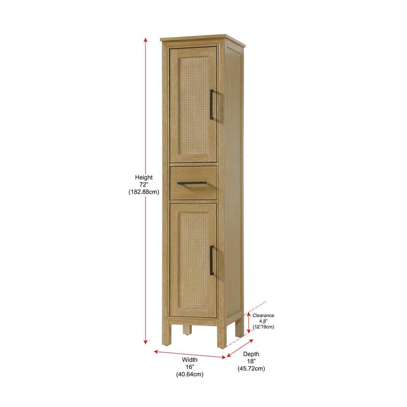 Winslow 16-28 Inch Bath Storage Cabinet