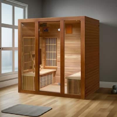 SunRay Roslyn 4-Person Indoor Infrared Sauna