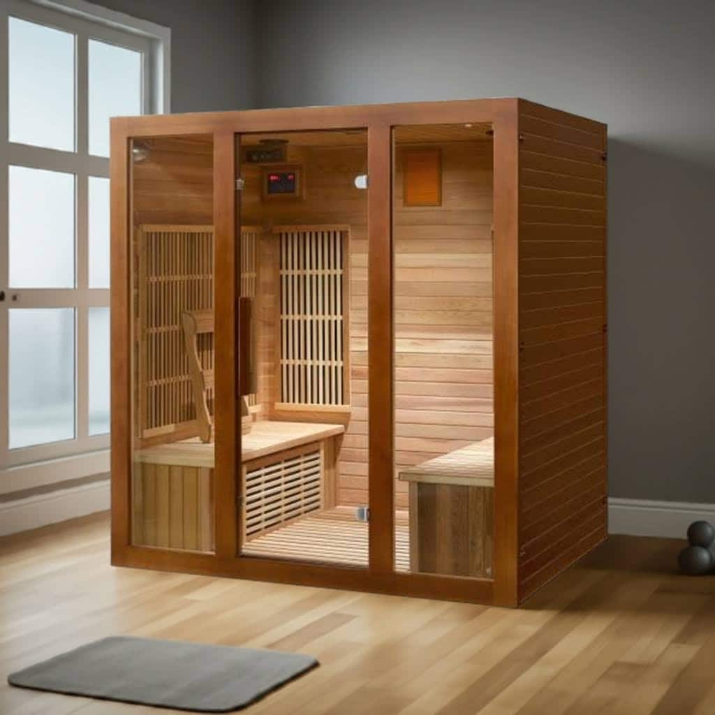 SunRay Roslyn 4-Person Indoor Infrared Sauna