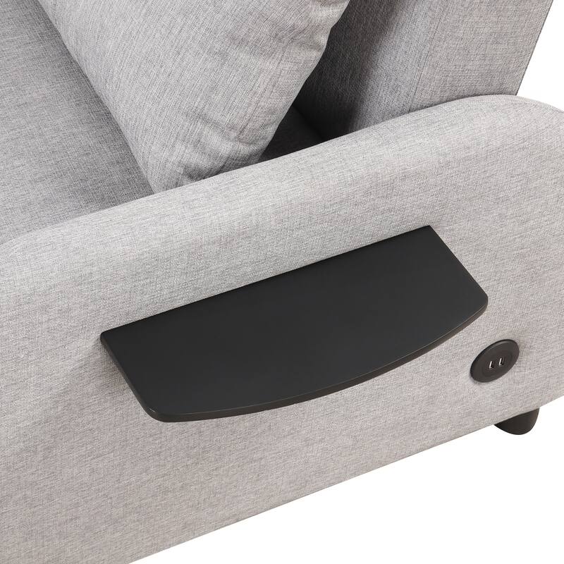 Pull Out Sofa Sleeper 3 in 1 with 2 Wing Table