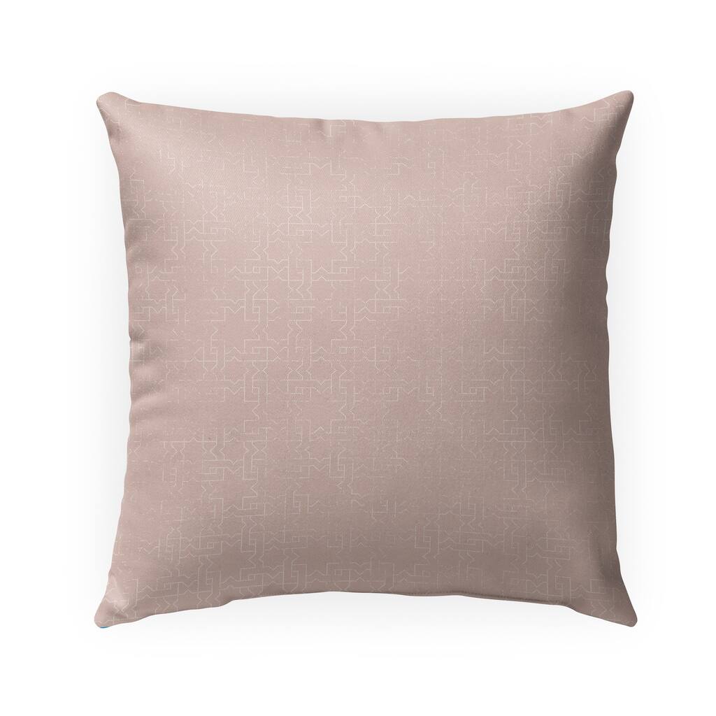 GRIDLOCKED PINK Indoor|Outdoor Pillow By Kavka Designs