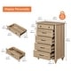 preview thumbnail 30 of 33, Farmhouse Kids Dresser with 5/6 Drawers, Wood Baby Dresser for Nursery