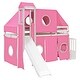 preview thumbnail 4 of 3, Twin Size Loft Bed with Slide, Tent and Tower