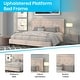 preview thumbnail 69 of 120, Tufted Platform Bed with 10in. Pocket Spring Mattress