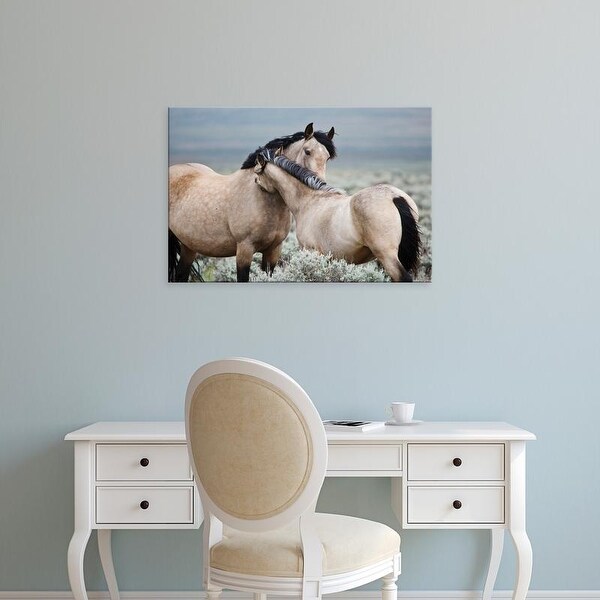 Easy Art Prints Larry Ditto's 'Wild Horses' Premium Canvas Art