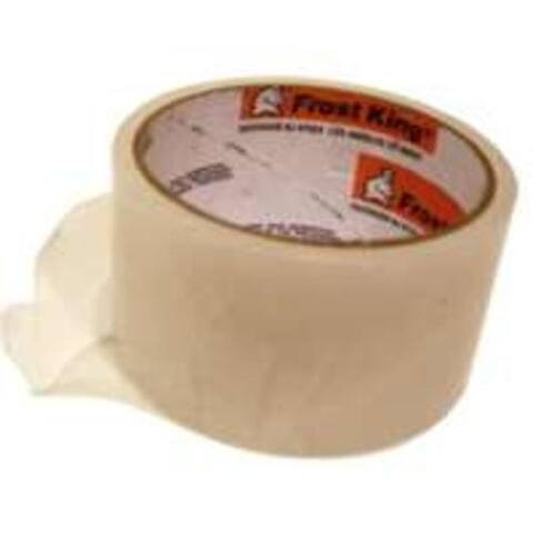 Frost King T94H Plastic Weatherseal Tape 2" x 25', Clear - White