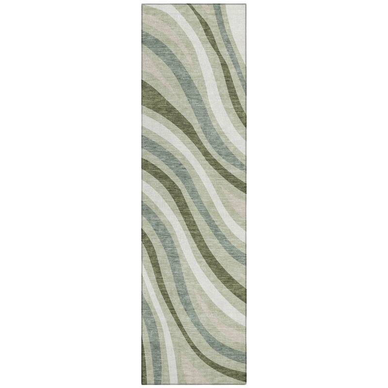 Machine Washable Indoor/ Outdoor Traditional Mimi Chantille Rug