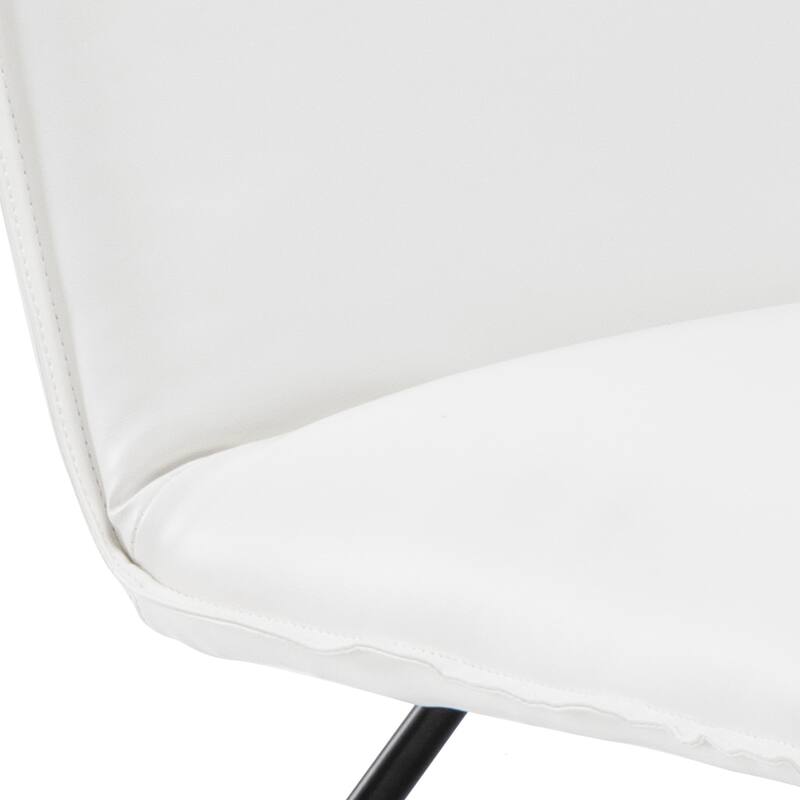 Mid Century Faux Leather Accent Chair With Adjustable Backrest Set of 2 - 31.5'' H X 22.2'' W X 23.6'' D