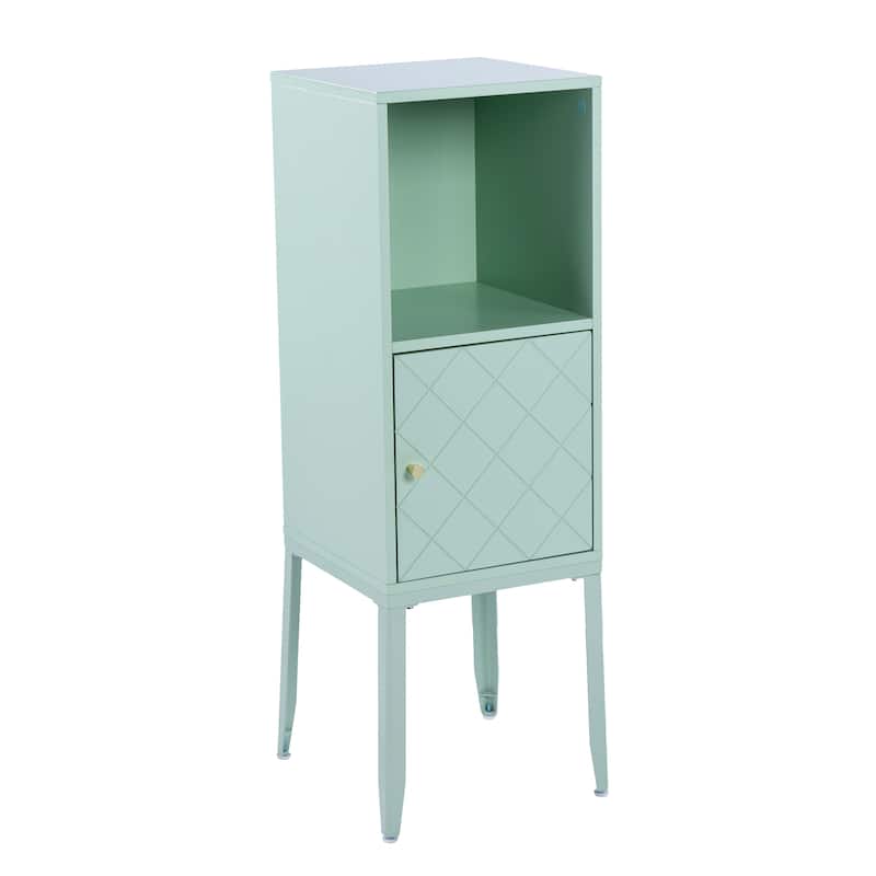 SEI Furniture Hallack Contemporary Wood Cabinet