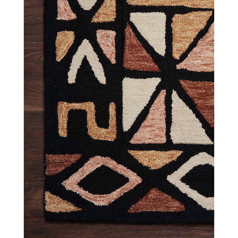 Alexander Home La'akea Hand-Tufted Diamond Moroccan Area Rug