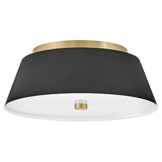 Lark 83513 Tess 2 Light 14" Wide Flush Mount Ceiling Fixture