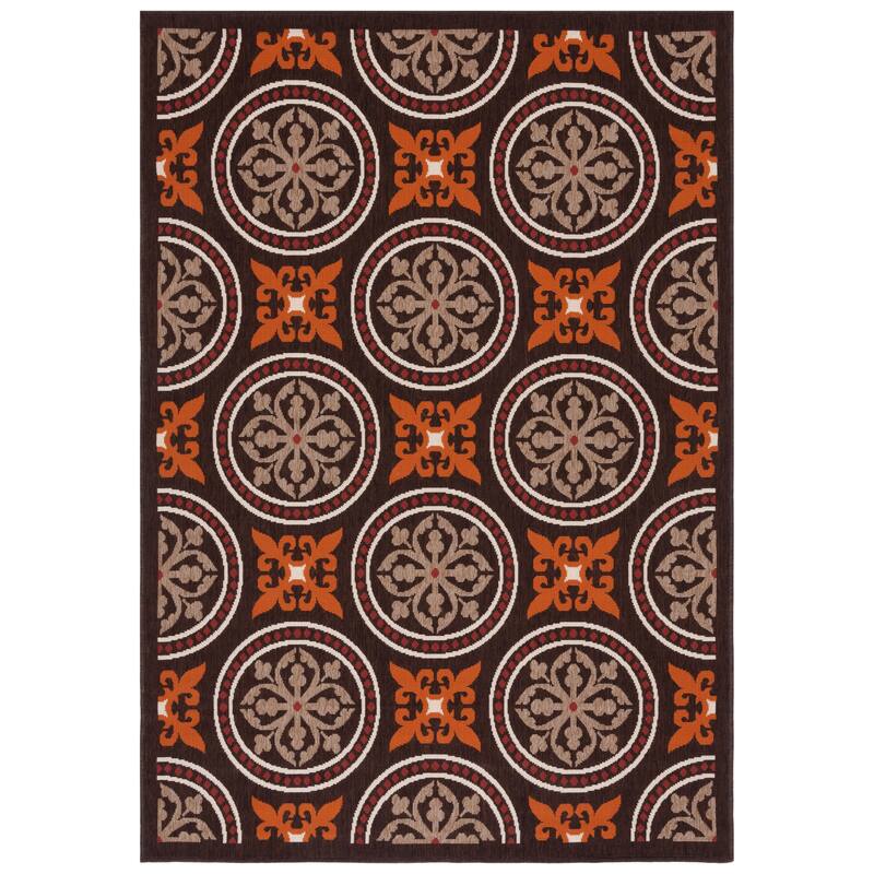 SAFAVIEH Veranda Cendrine Indoor/ Outdoor Waterproof Patio Backyard Rug