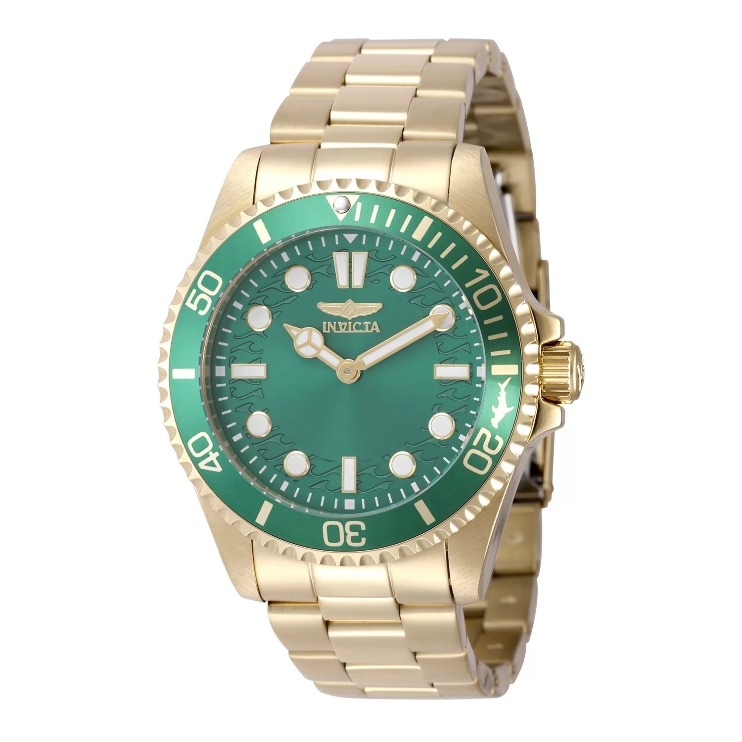 Invicta Men's 49702 Pro Diver Quartz PC20S Green Dial Watch