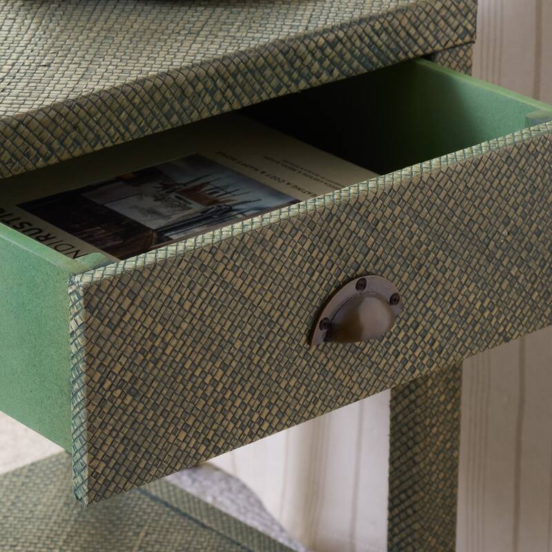 SAFAVIEH Home Epke 1-Drawer 1-Shelf Accent Table - 17"W x 15"D x 24"H