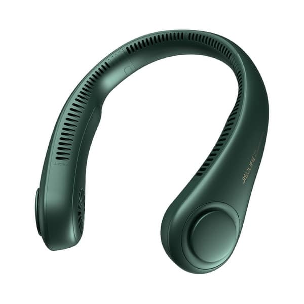 slide 2 of 6, JisuLife Bladeless Turbine Neck Fan FA14, Dark Green