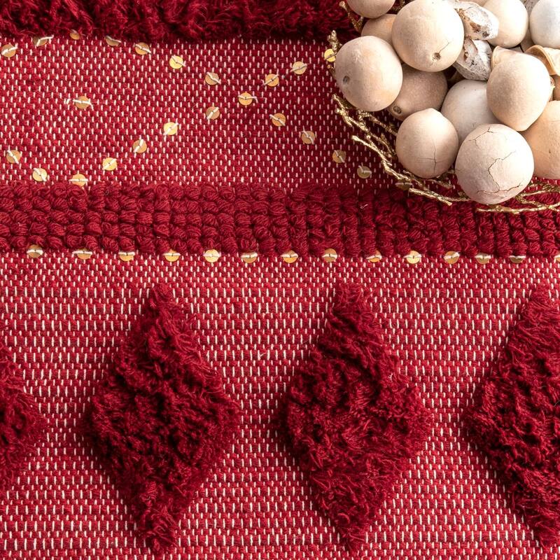 Chandy Textured Wool Area Rug