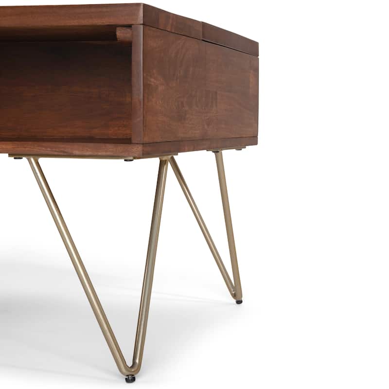 Moreno Rectangle Industrial Lift Top Coffee Table