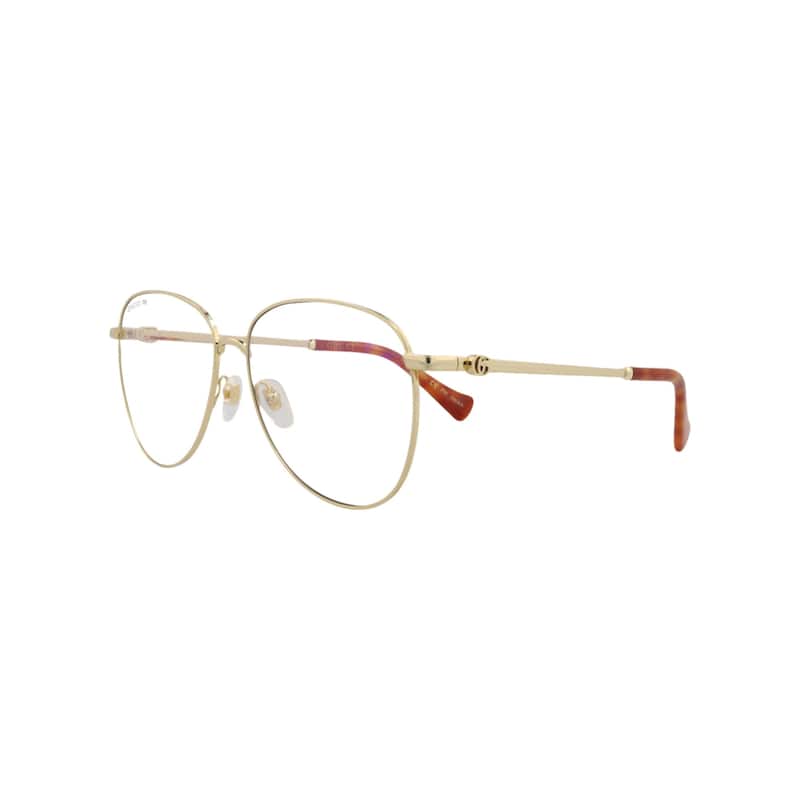 Gucci Aviator-Frame Metal Sunglasses