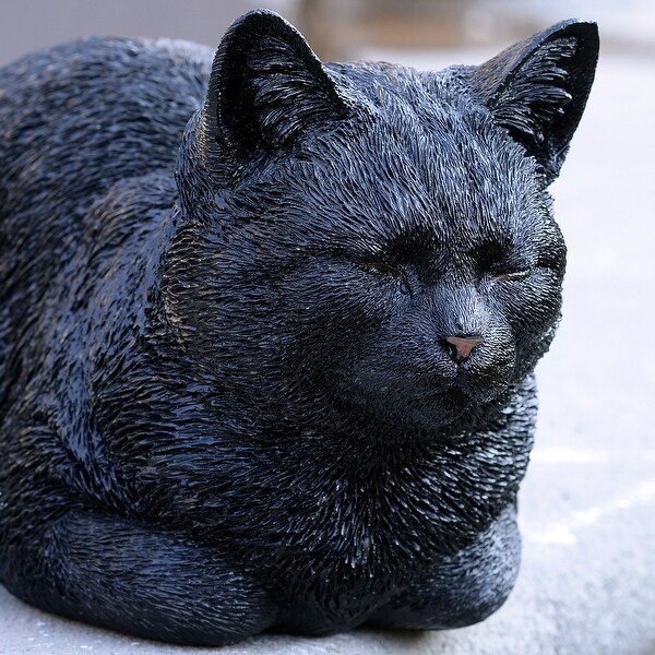 Hi-Line Resting Black Tabby Cat - Bed Bath & Beyond - 44110991