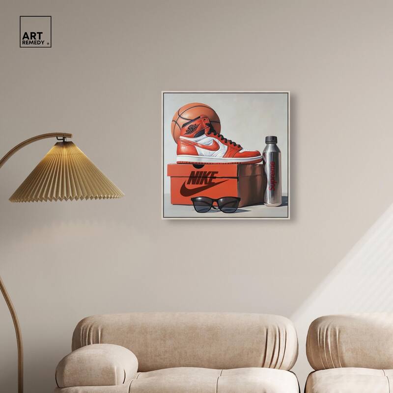 Basketball Practice Canvas by Art Remedy