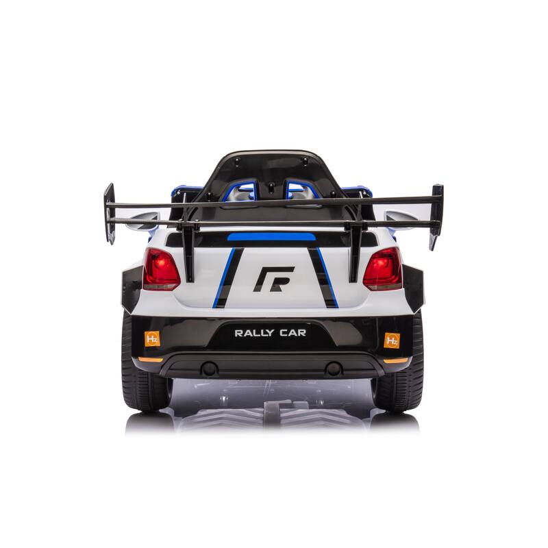 Remote Control Kids Ride On Car, 12V Battery Powered with Music, Lights, and Openable Doors