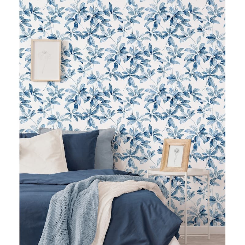 NextWall Leaf Trail Peel and Stick Wallpaper