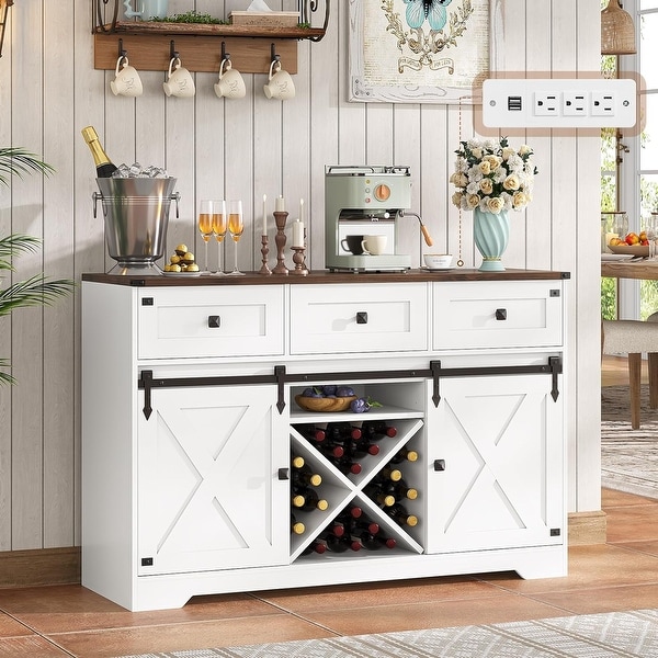 Buffet Cabinet Bar Cabinet Coffee Credenza Sideboard Barn Door Drawer Bed Bath Beyond 40483500