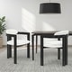 preview thumbnail 9 of 34, Jazmin Mid-Century Modern Upholstered Barrel Dining Chairs - Set of 2/4/6