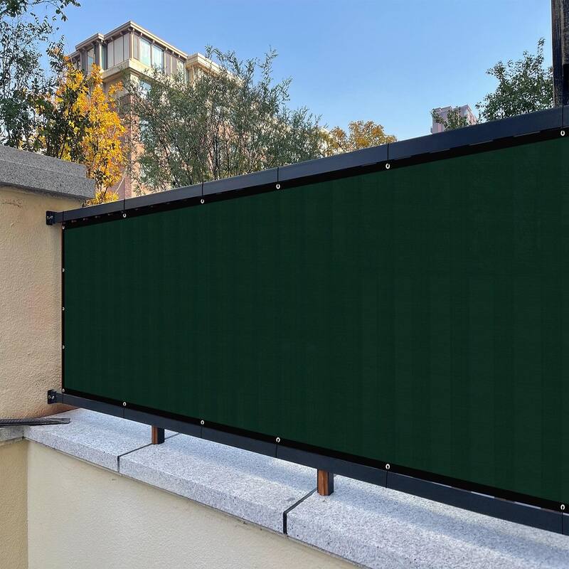 Shatex Privacy Fence Screen Heavy-Duty 90% Blockage Shade Cover Fencing Net , 6 x 25 ft.