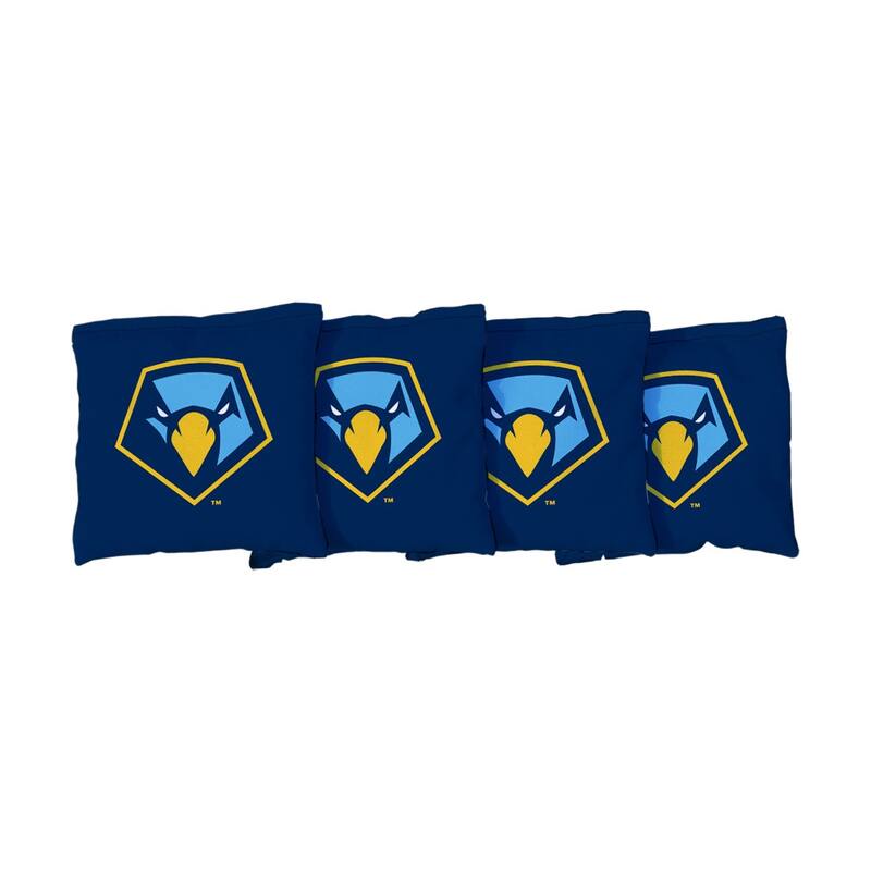 Point Skyhawks Blue Cornhole Bags - Corn Filled