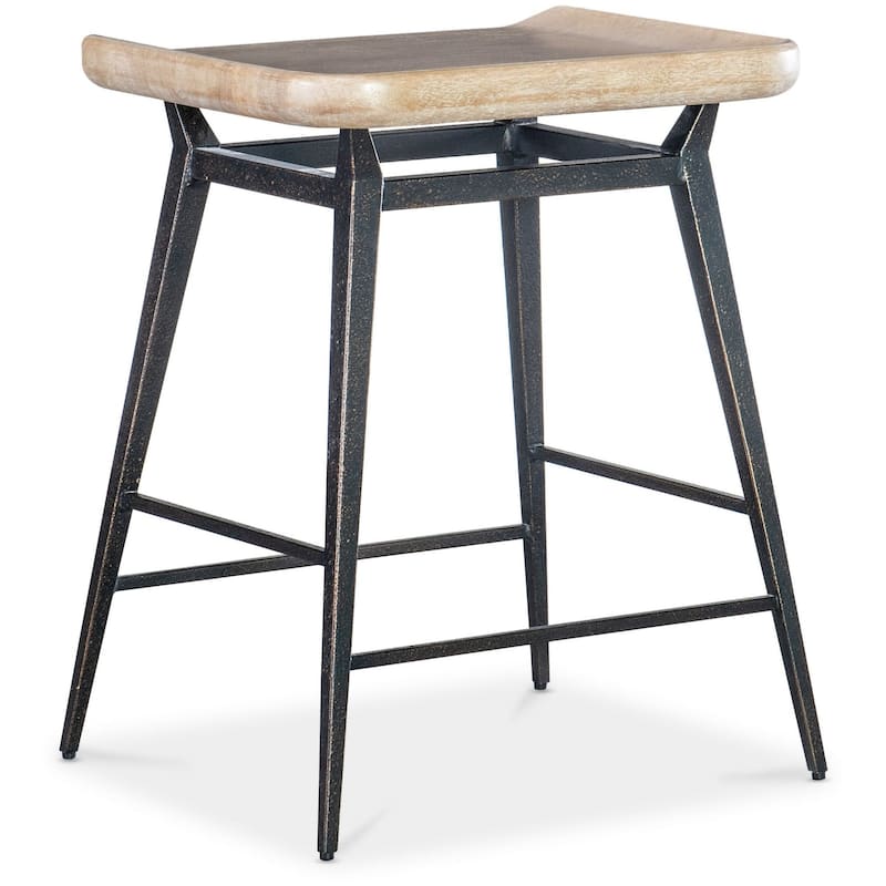 Hooker Furniture 6950-50008-80 Retreat 20" Wide Metal and Wood Counter