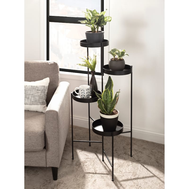 Kate and Laurel Finn Metal Multi Level Plant Stand
