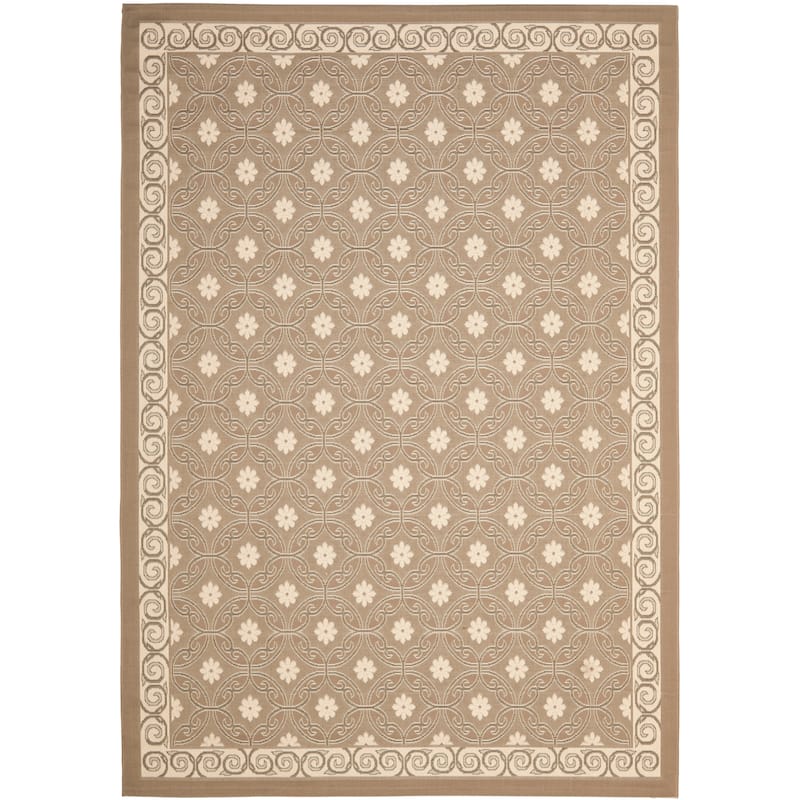 SAFAVIEH Courtyard Vernetta Indoor/ Outdoor Waterproof Patio Backyard Rug