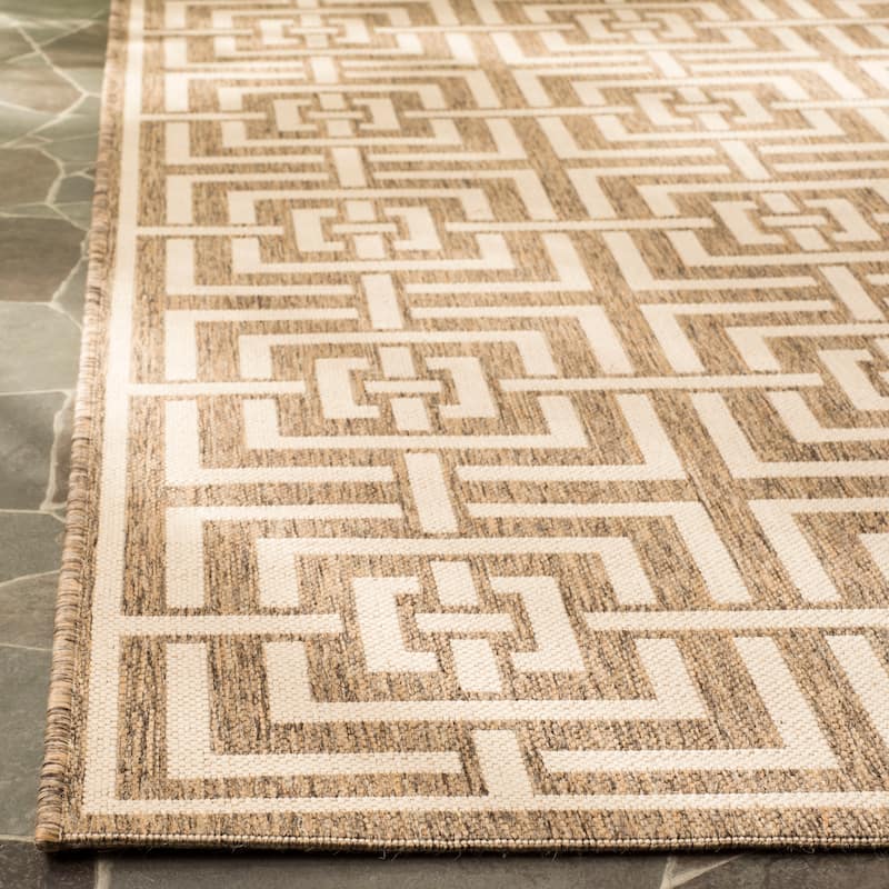 SAFAVIEH Beach House Eliverta Indoor/ Outdoor Waterproof Patio Backyard Rug