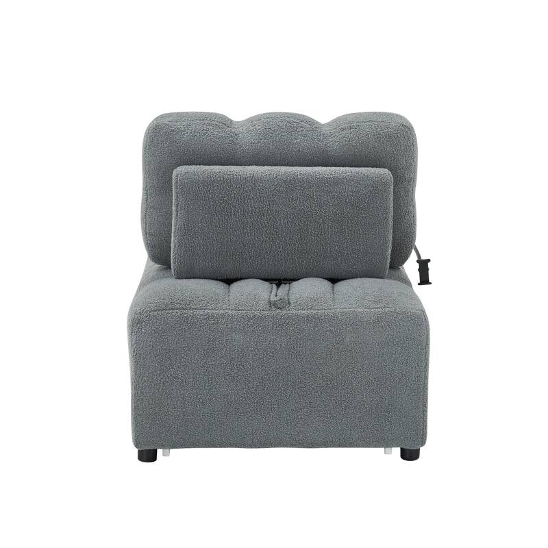 Convertible Teddy Sofa - 40.2-Inch Sofa Bed for Apartment or Office