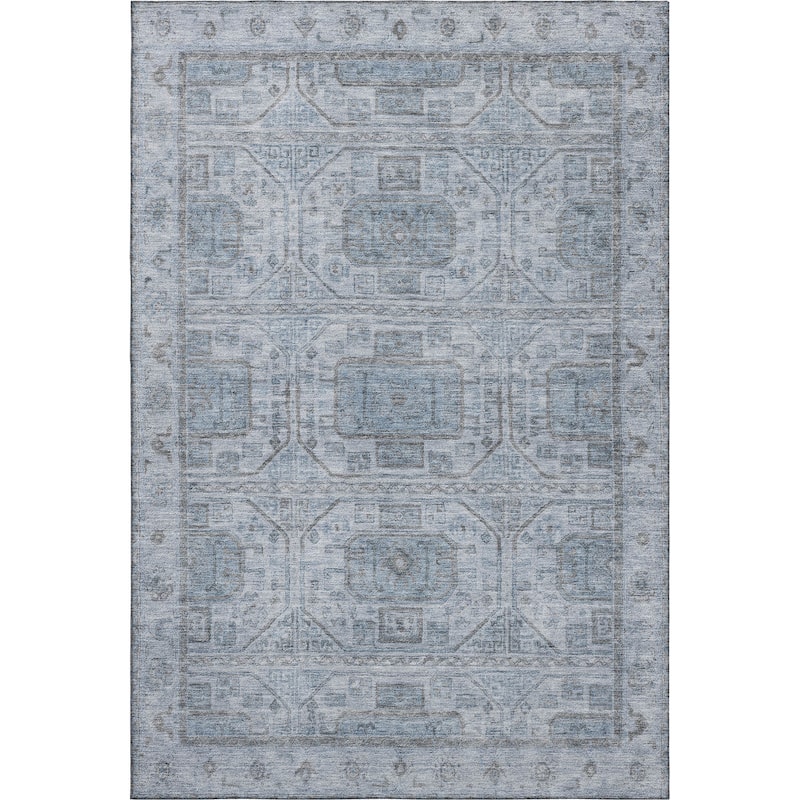 Premium Washable Super Soft Traditional Medallions Mayfield Rug