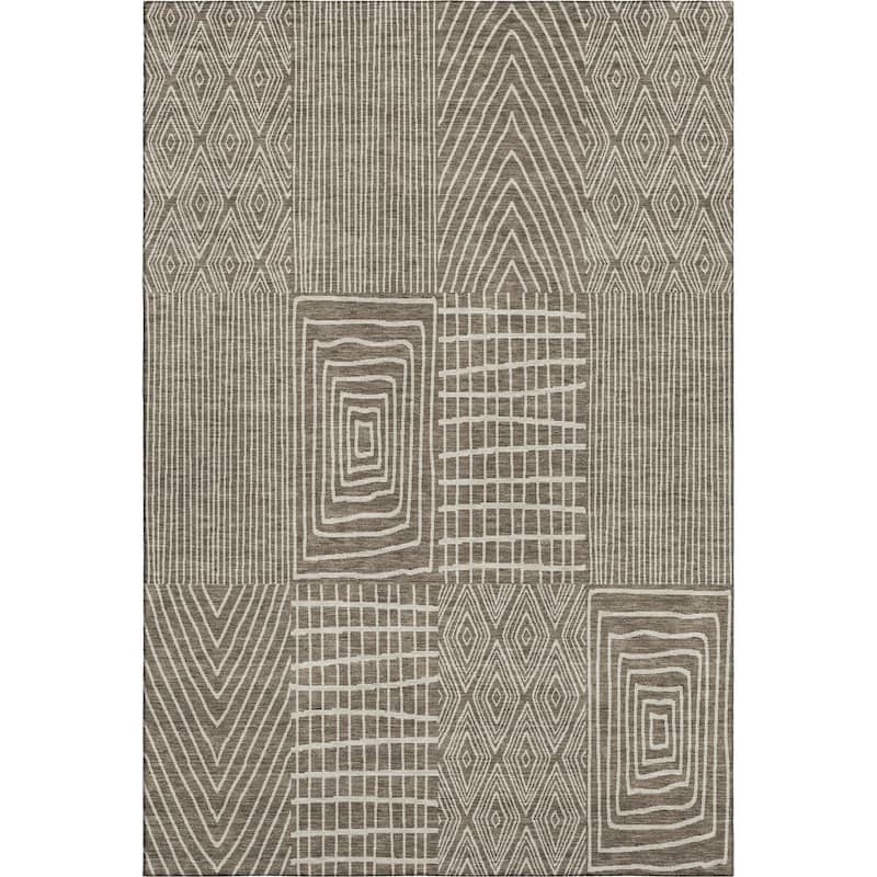 Premium Washable Super Soft Modern Geo Charm Mayfield Rug